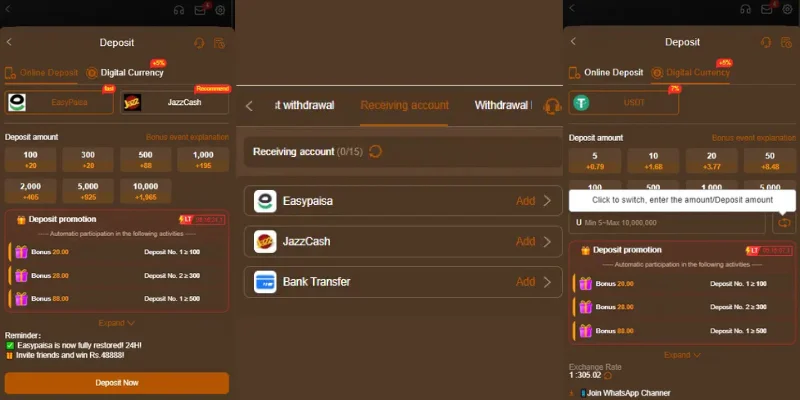 Shahspin game withdraw and deposit guide